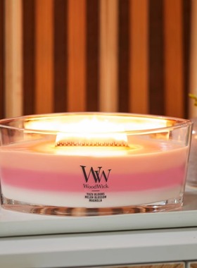 【新年礼物】WoodWick白噪音海岸线香薰蜡烛心动赵牧辰同款伴手礼