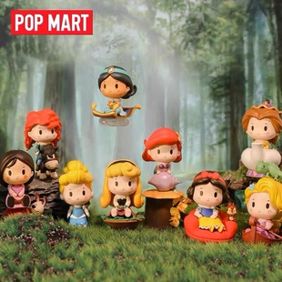 POPMART泡泡玛特 迪士尼公主专属座驾系列手办盲盒玩具正品联名