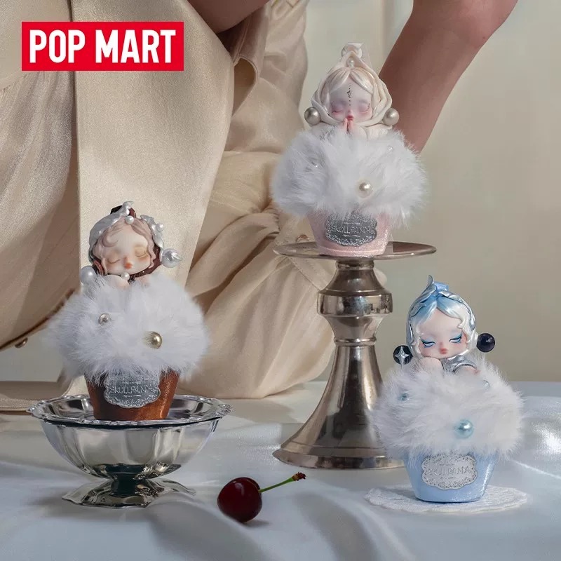 泡泡玛特SP香氛挂饰盲盒SKULLPANDA餐桌香包蛋糕车挂摆件车载挂件