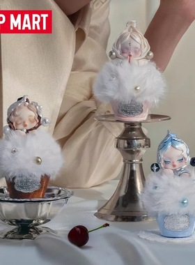 泡泡玛特SP香氛挂饰盲盒SKULLPANDA餐桌香包蛋糕车挂摆件车载挂件