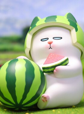 POPMART泡泡玛特ViViCat懒头盔系列盲盒摆件玩具送礼物薇薇猫周边