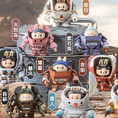 泡泡玛特 Labubu拉布布THE MONSTERS横山宏Ma.k.手办机甲男生礼物