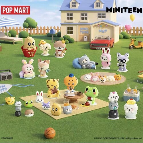 POPMART泡泡玛特MINITEEN治愈时刻系列手办礼物SEVENTEEN联名盲盒