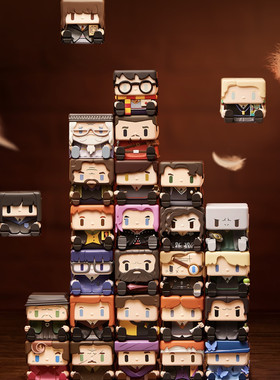 泡泡玛特哈利波特POP CUBE-1-2-3系列盲盒手办叠叠乐方块磁吸摆件