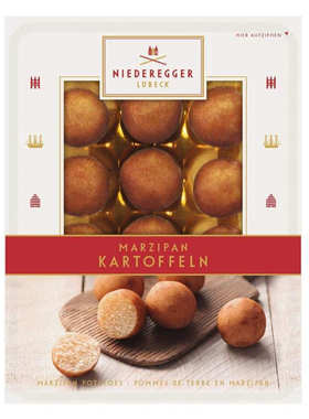 【欧厨】niederegger lubecker marzipan德国可可吕贝克杏仁糖100