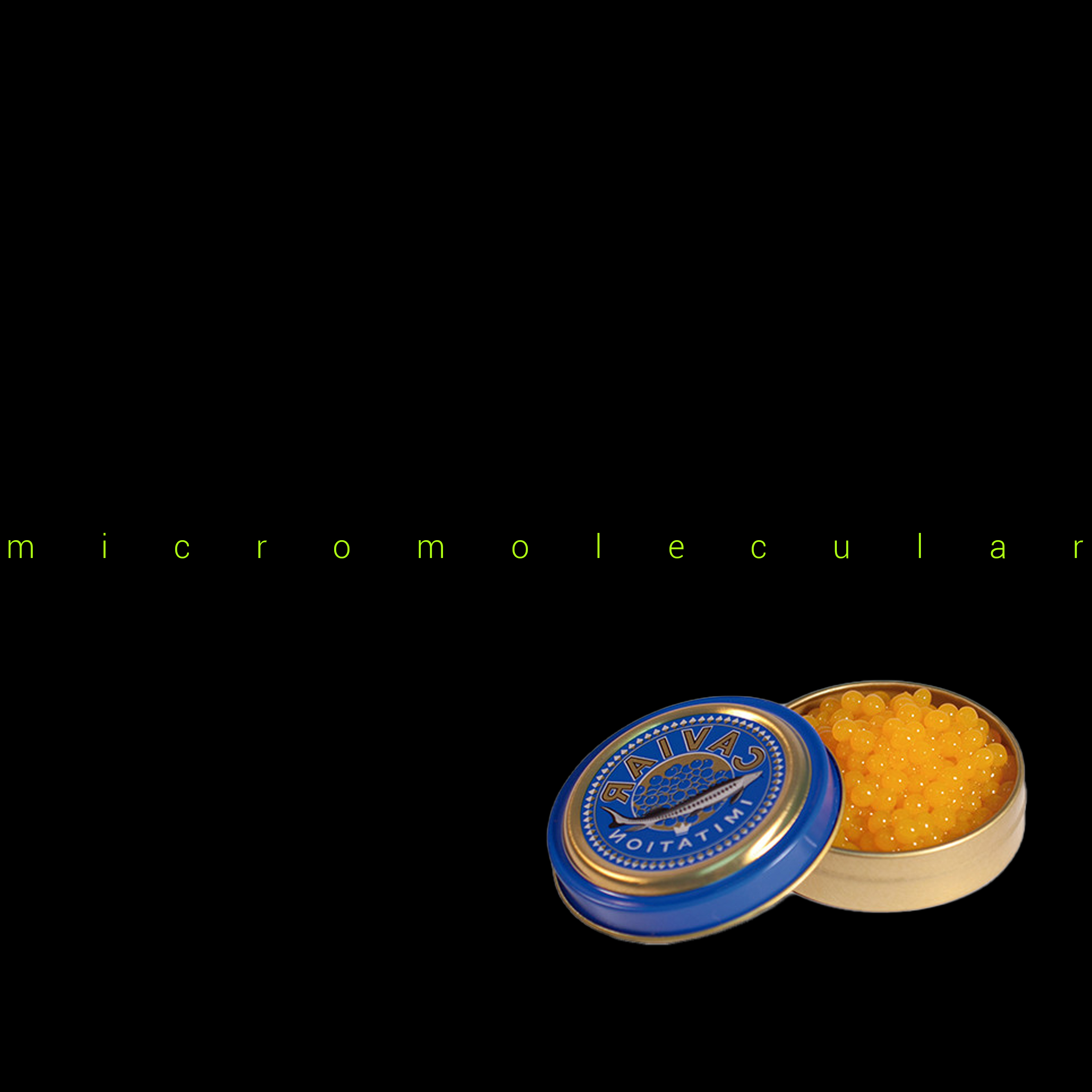 【欧厨】定制鱼籽巧克力豆糖果金属盒分子料理西餐Ø75x20mm