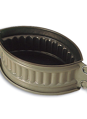 【欧厨】matfer法国馅饼pate croûte oval fluted pate mould模
