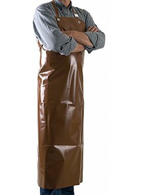 【欧厨】法国matfer代购 棕色pvc巧克力厨房厨师甜品师围裙