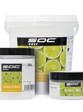 【欧厨】SOC西班牙进口CITRIC柠檬酸素食西餐甜品分子料理600G