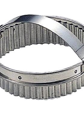 【欧厨】matfer法国进口圆形波浪齿不锈钢千层饼国王饼模具切模