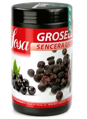 【欧厨】SOSA索萨西班牙进口低温冻干燥黑醋栗整粒甜品西餐75G