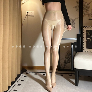 小怪兽:「珞樱重回经典!」裸氨开档袜油亮油光丝光连裤袜闪光丝袜