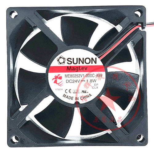 全新建准SUNON ME80252V1-000C-A99 24V 1.8W 8CM 变频器散热风扇