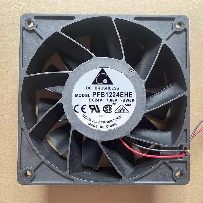 PFB1224EHE全新台达 24V 1.08A 12038 12CM大风量变频器散热风扇