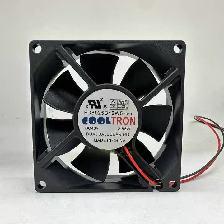 COOLTRON  FD8025B48W5-R11  DC48V 2.88W  80*25MM散热风扇