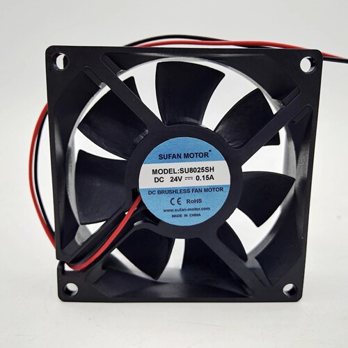 原装SUFAN MOTOR SU8025SH DC24V 0.15A 8cm散热风扇风机12V0.38A