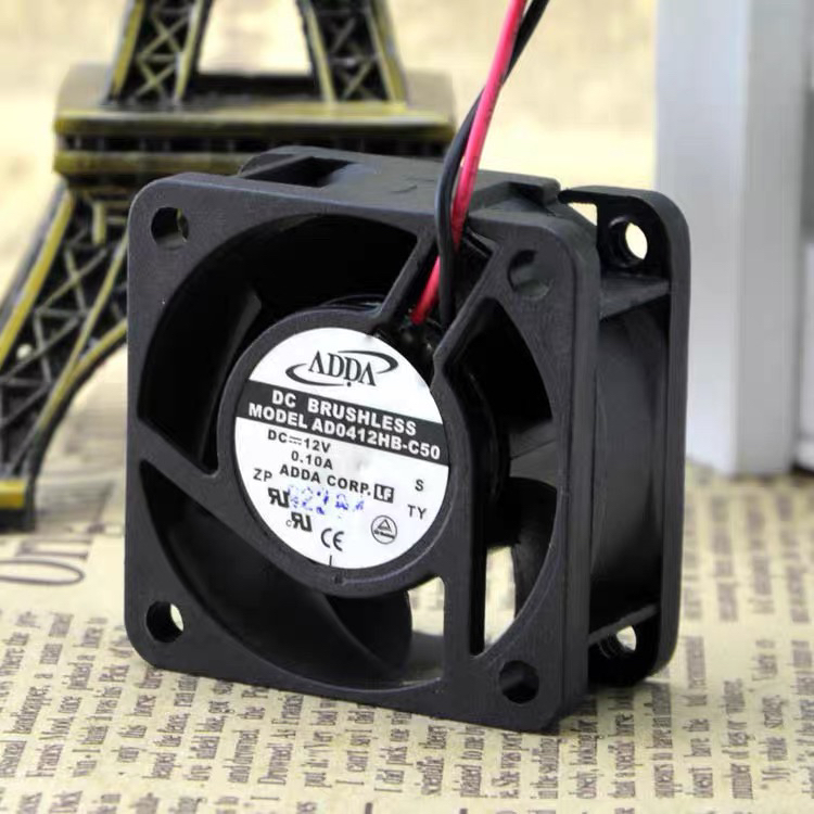 全新ADDA AD0412HB-C50 DC12V 0.10A 4020监控录像机静音散热风扇