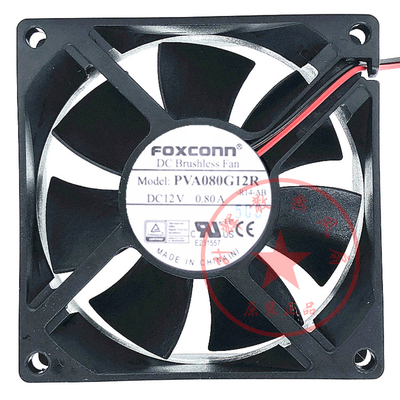 全新Foxconn PVA080G12R 12V 0.80A 8CM8025充电桩大风量散热风扇