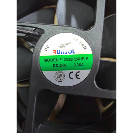 全新风机 F12038R24HB-F DC24V 0.36A 12cm 变频器电控柜散热风扇