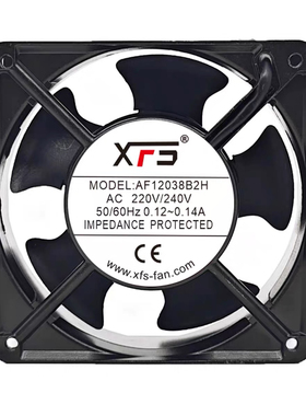 XFS AF12038B2H AC220-240V 12038 12CM/厘米交流KTV机柜散热风扇