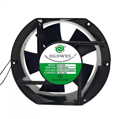 全新DGDWXS DS17250HBL/HSL AC220V 0.22A 38W 17CM 机柜散热风扇