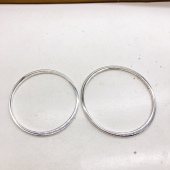 647 欧美饰品原单镀银打标大小号质感每个新潮新款 手镯手链H