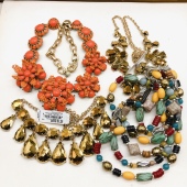 多带式 民族风短款 每条项链女款 欧美复古树脂夸张烤银一款 H614