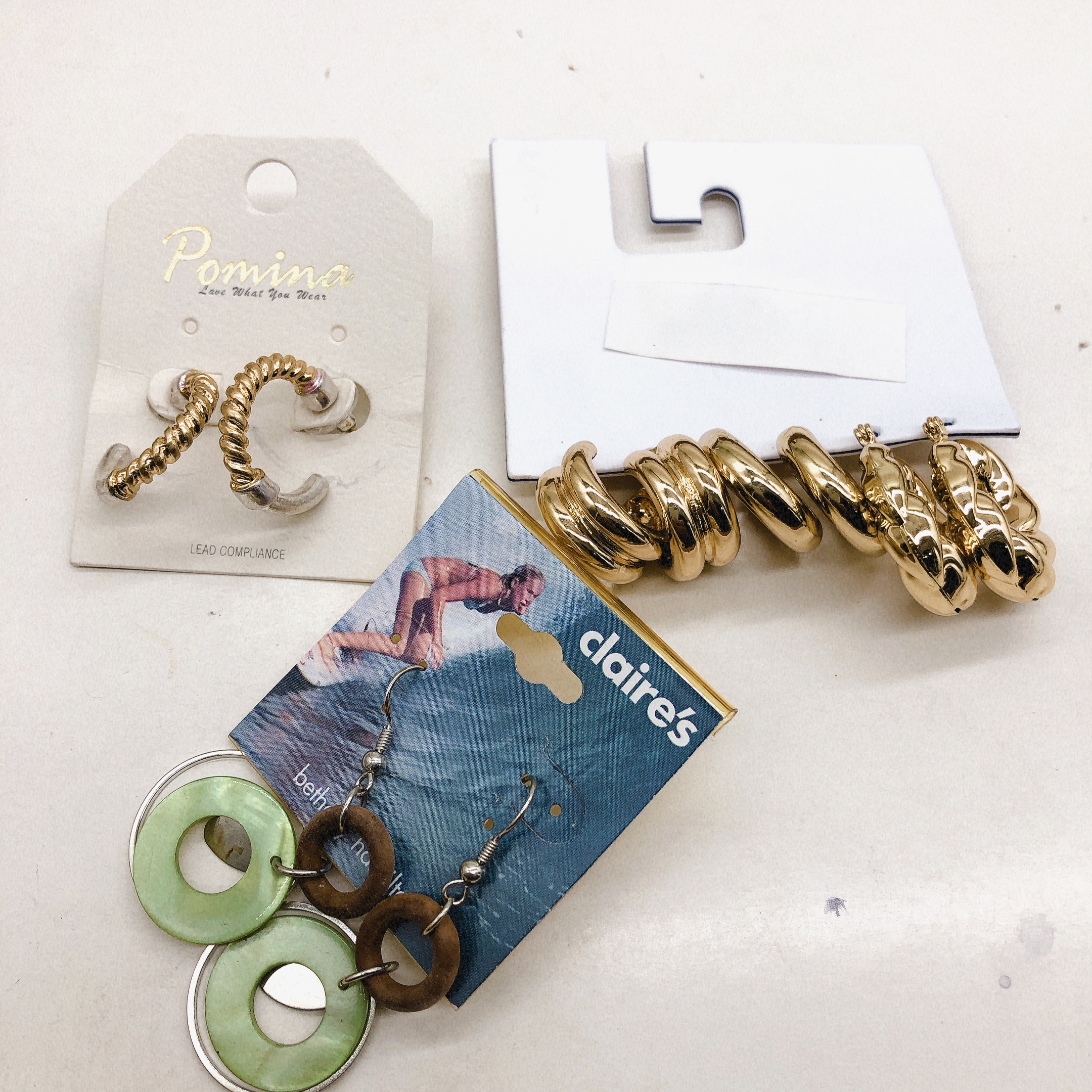 外贸饰品欧美合金女款贝壳片