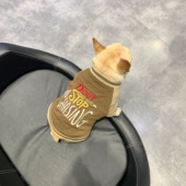 冬季 秋冬新品 加绒卫衣 巴哥犬宠物狗狗服棒球服 胖狗法斗衣服