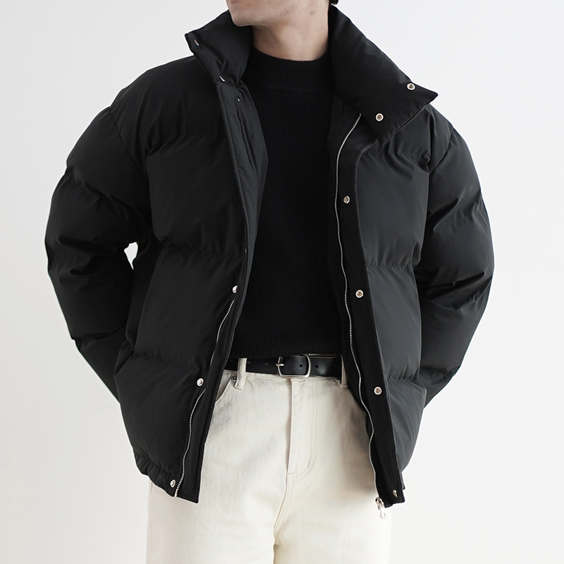 SHIJOIN加厚冬季宽松棉服黑色