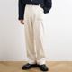 SHIJOIN原创 200264 裤 米白色OG107直筒宽松长裤 垂坠感不易皱工装