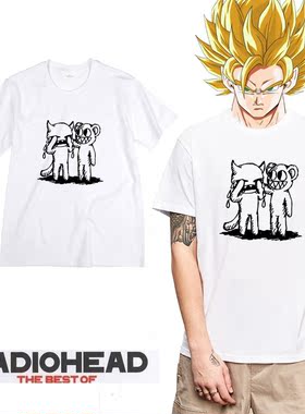 radiohead电台司令好朋友摇滚乐队T恤男女休闲圆领情侣短袖TEE