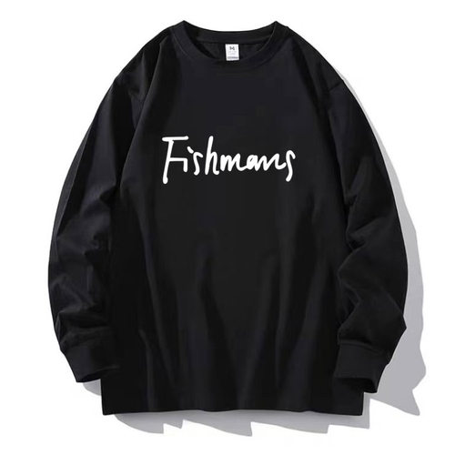 Dub流行乐队Fishmans日本摇滚休闲长袖T恤圆领纯棉男女Shirt衣服
