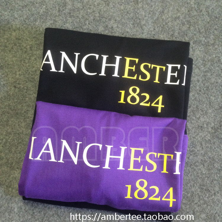 曼彻斯特大学英国纪念留学生t恤