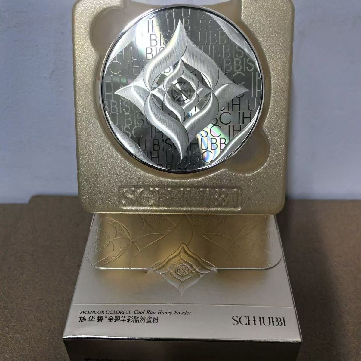 施华碧金碧华彩酷然散粉定妆粉持久防水防汗控油不脱妆哑光蜜粉饼