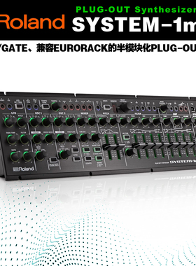 Roland罗兰AIRA模拟EURO RACK模块PLUG-OUT功能合成器SYSTEM-1M