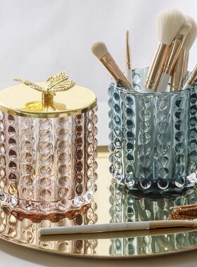 北欧轻奢无铅玻璃储物罐