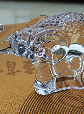 glasscity水晶大象婚庆首饰架