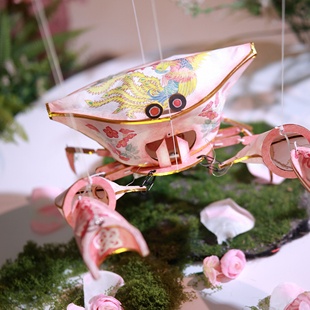 一念守仙 中秋节原创螃蟹灯手工diy材料包灯笼古风高端手持花灯