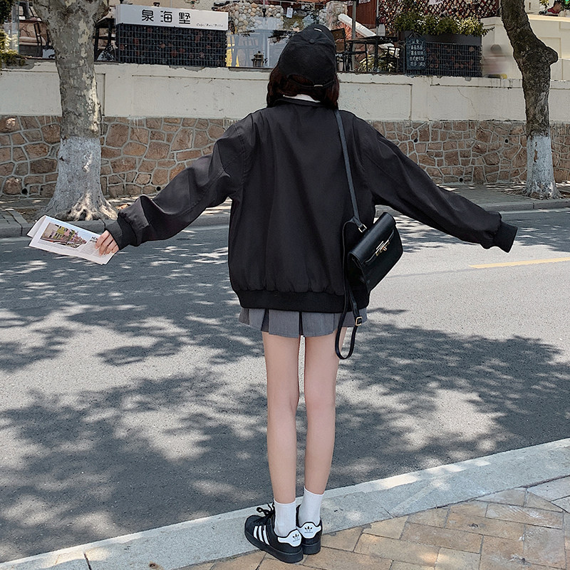 现货秋装新款夹克小外套学生女223-P145K198,女装短外套,浙宝251