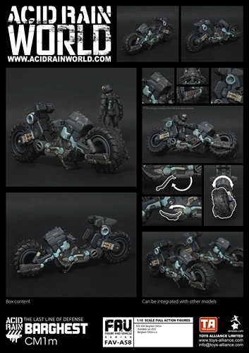 Кислый дождь 1:18 3,75 дюйма Fav-A57 Hell Spirit Riding A58 Dog Demon CM1M A59 Giant Will Will