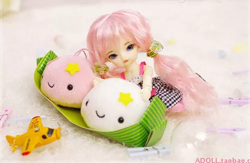 Подлинный Hujoo Baby Doll Full Set-Pinky