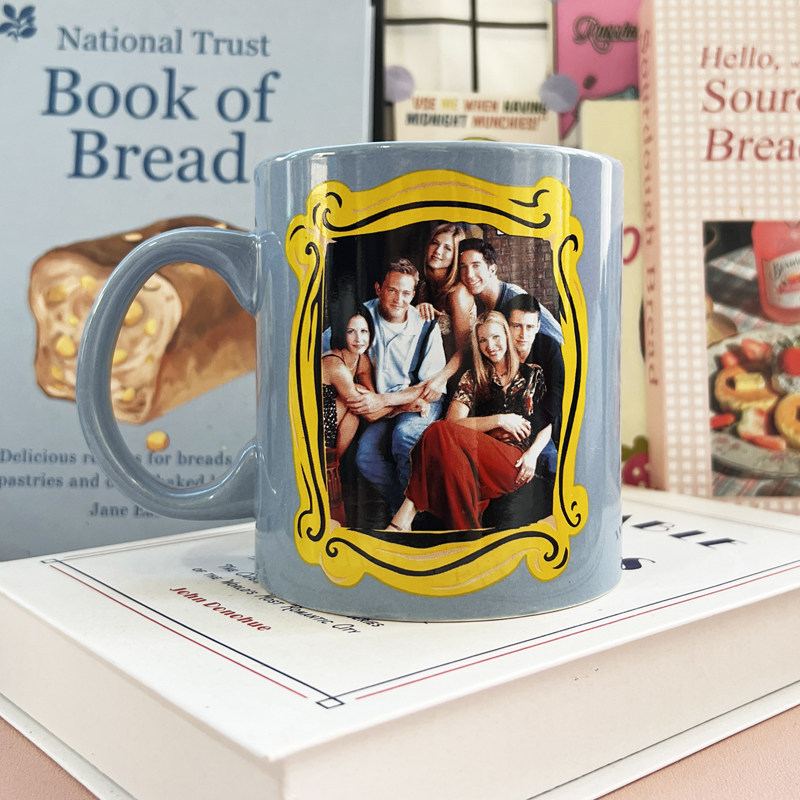 陶瓷老友记美式风咖啡杯