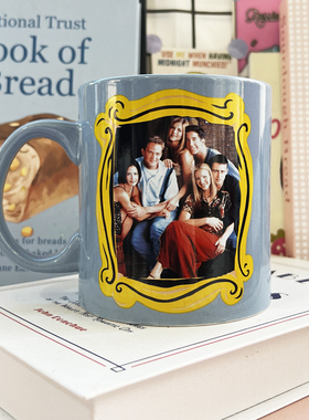 外贸原单美剧老友记周边Central perk陶瓷马克水杯纪念美式咖啡杯