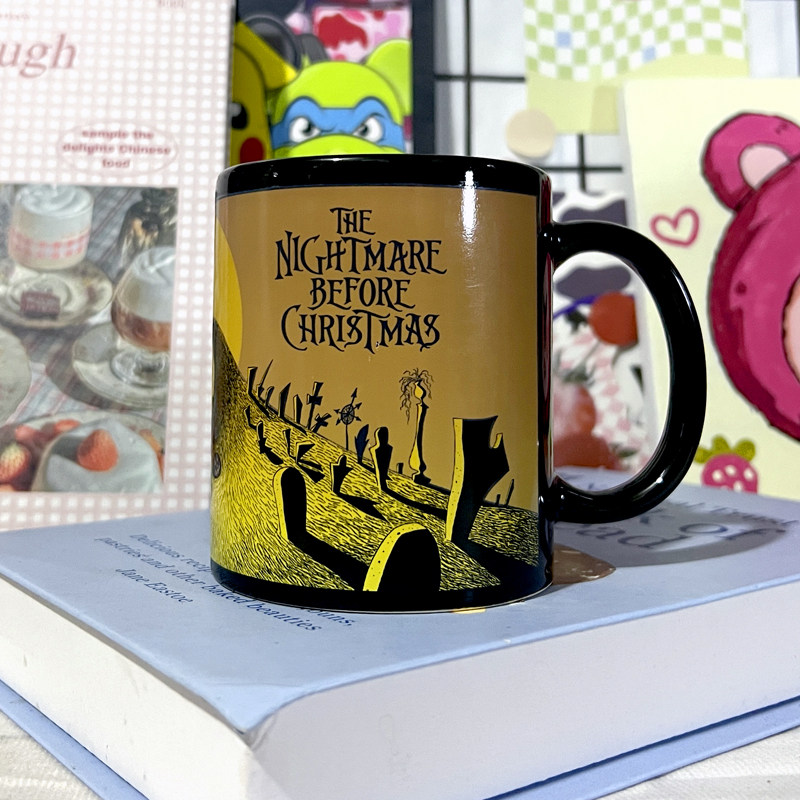 圣诞夜惊魂杰克墓园遇热变色陶瓷咖啡杯马克杯文创水杯周边礼物,模玩/动漫/周边/娃圈三坑/桌游,动漫水杯/居家/百货,淘宝优惠券,粉丝福利购,淘宝优惠卷