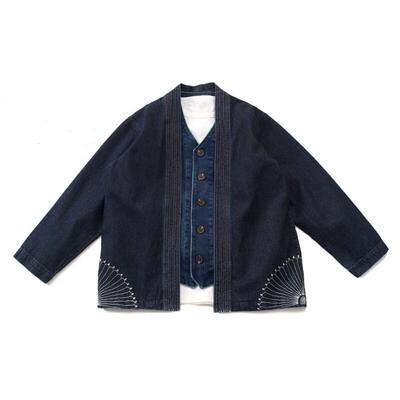 民族风现货5折牛仔外套宽松