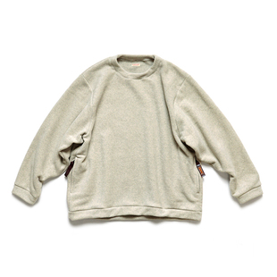 现货5折 KAPITAL JAPA平田男女春秋冬款摇粒绒保暖圆领套头卫衣日