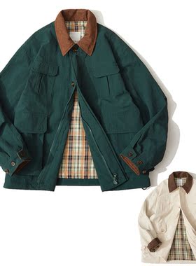 【品牌折扣】KAPITAL JAPA平田男女春秋冬防水工装夹克宽松外套潮