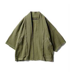 现货5折 KAPITAL JAPA平田和宏外套开衫春秋宽松大码休闲百搭道袍