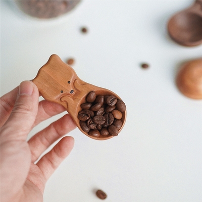 手工可爱小熊咖啡豆勺